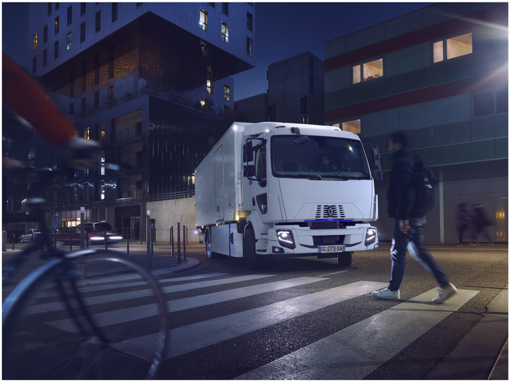 image illustration article Nouveau design et sécurité renforcée pour la gamme urbaine de Renault Trucks